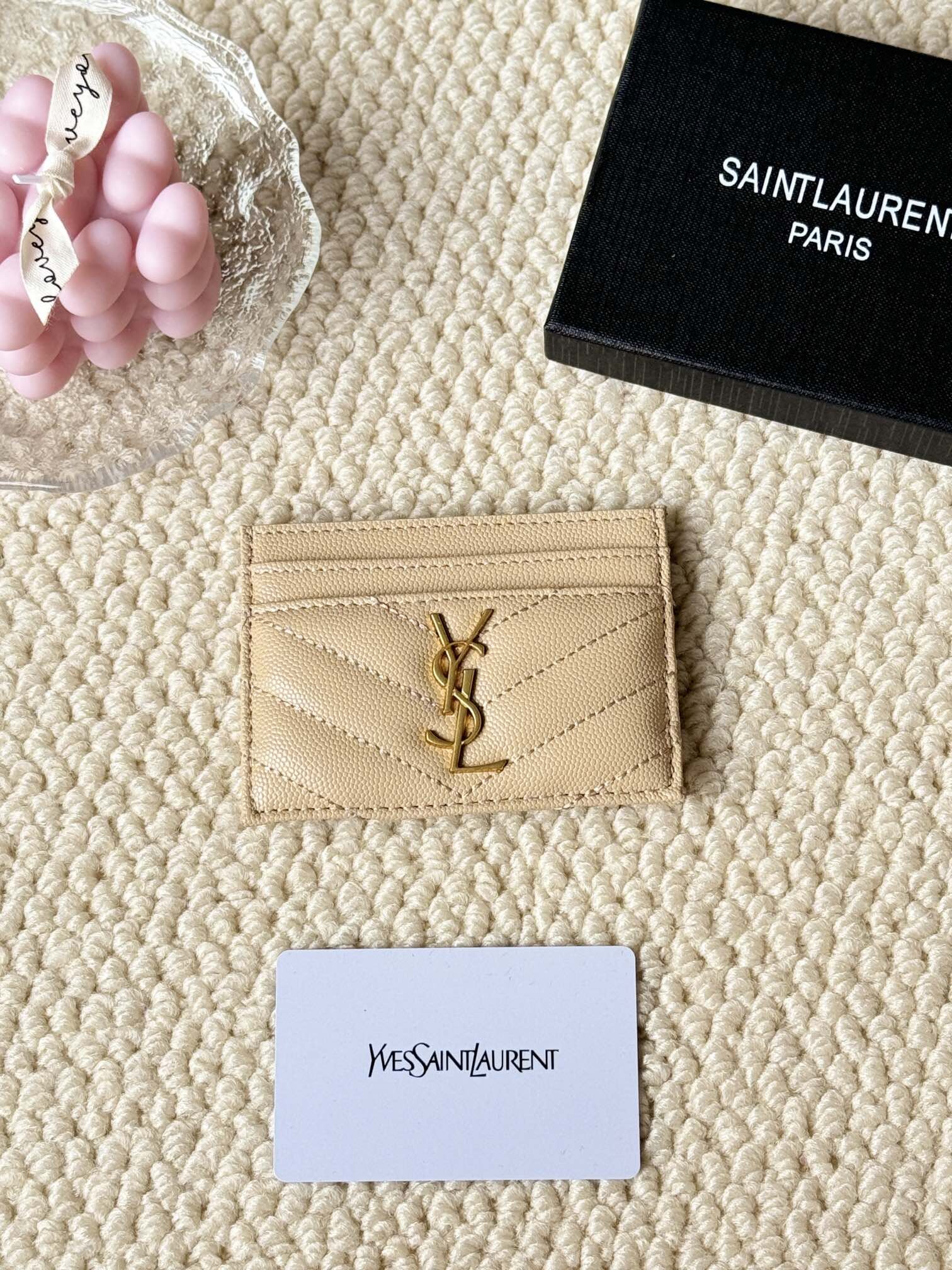YSL 423291 10.5×7.5×0.5cm 4